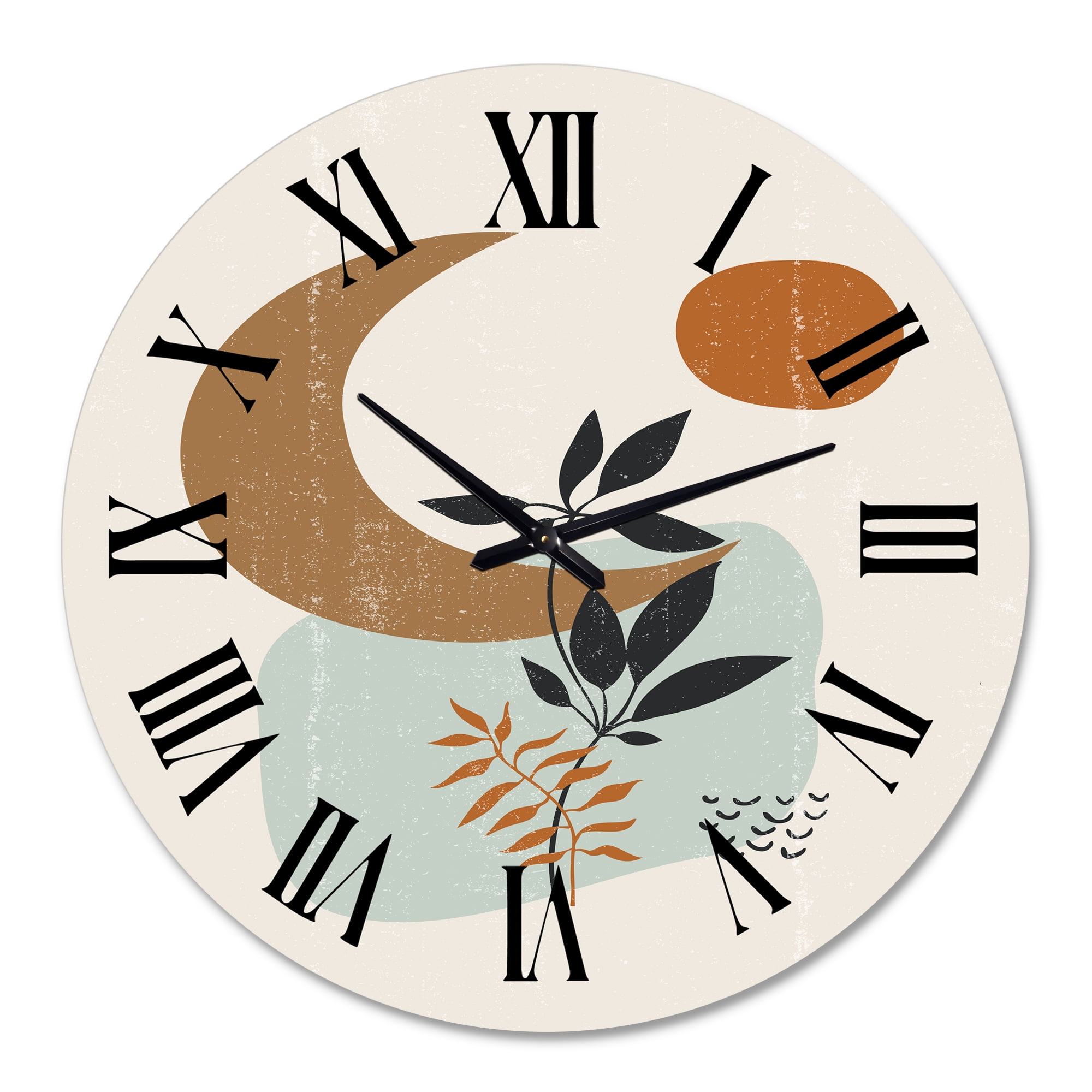 Designart 1 in Modern,Contemporary Wall Clock