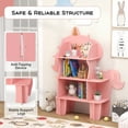 thumbnail image 5 of Costway Unicorn Bookcase for Kids 3-Tier Toy Storage Organizer with Open Storage Shelves, 5 of 10