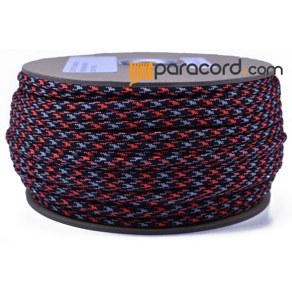 Bored Paracord Brand 550 Type III Paracord - Neon Orange Ninja - 250 Feet Spool