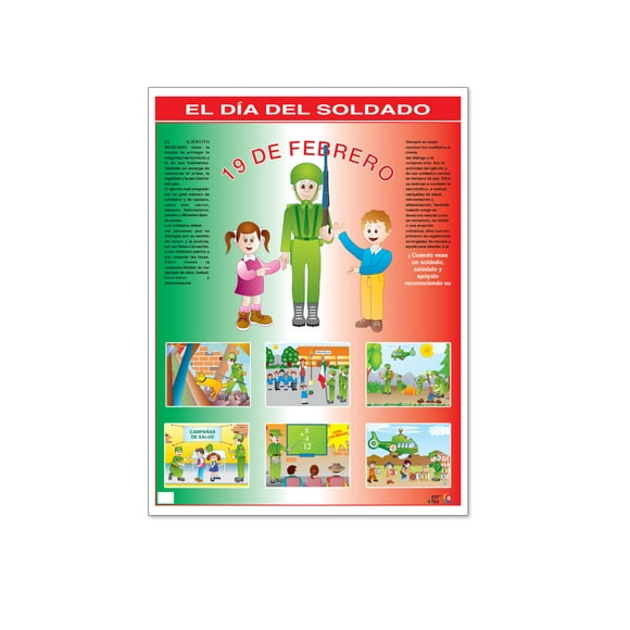 Póster El Dia Del Soldado Educatodo B-0178-I