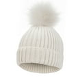 thumbnail image 4 of Krdevn Winter Knitted Baby Hat with Extra Warm Ear Cap for Boys Girls Soft Yarn Stocking Cap for Cold Weather,Size:0-4 Years, 4 of 4