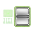 thumbnail image 1 of Siruishop Ice Cream Maker DIY Household Easy to Clean Multifunction Instant Cold Plate Green With Lid, 1 of 8