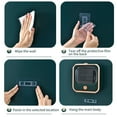 thumbnail image 3 of Wall-mounted Tissue Box Double-layer Paper Towel Dispenser Bathroom Self-Adhesive Toilet Paper Roll Holder Shower Facial Tissue Holder for Roll Toilet Paper Bathroom Waterproof Storage Box, 3 of 7