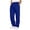 Blue, variant on LIWENLI Men's Heavyweight Sweatpants Fleece Lined Open Bottom Pockets Athletic Joggers Casual Pants (Pink,XXXL)