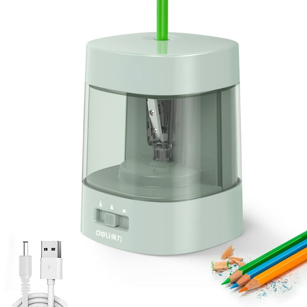 Deli Electric Pencil Sharpener,Suitable for No.2 Pencils Colored