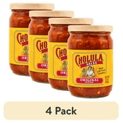 (4 pack) Cholula Original - Medium Salsa, 12 oz Jar