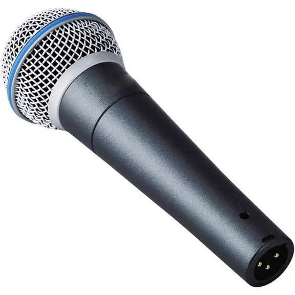 Wired dynamic microphone, high signal-to-noise ratio, durable, designed specifically for professional vocals.