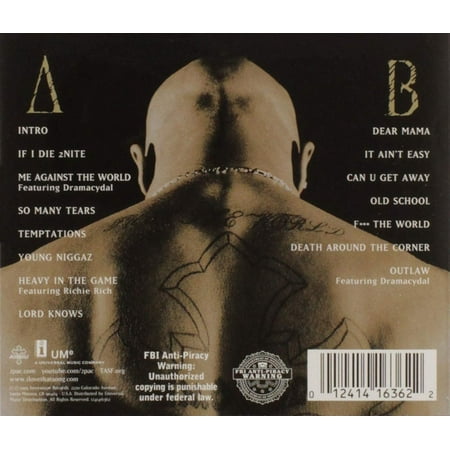 2Pac - Me Against the World - CD