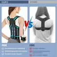 thumbnail image 2 of Back Brace Posture Corrector for Women and Men Back Lumbar Support Shoulder Posture Support for Improve Posture Provide,Adjustable Posture Trainer, 2 of 6