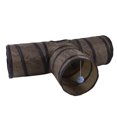 thumbnail image 1 of Túnel para gatos, canal arcoíris, cubo interactivo para perforar, juguete plegable para gatos, juguete interactivo, uso versátil, 1 of 6