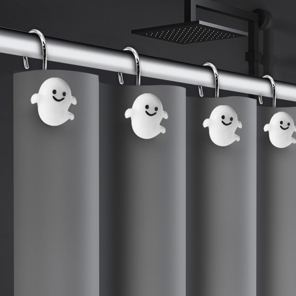 12pc Stainless Steel S Shape Halloween Shower Curtain Hook Kitchen Hook#