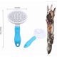 thumbnail image 2 of Pet Grooming Brush with One-Touch Hair Removal for Cats and Dogs, Suitable for Most Pets, 2 of 5