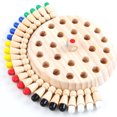 thumbnail image 4 of Kids Toys Kid Games Wooden Memory Match Stick Game Kid Intelligence Iq Brain Teaser Game, 4 of 9