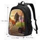 thumbnail image 5 of Balery Country Farm Morning Rooster Mochila con carga USB para hombre y mujer - Mochila impermeable y antirrobo para laptop con puerto USB para viajes, trabajo, 5 of 7