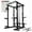 Black-Only Power Cage, variant on RitFit Multi-Function Power Rack Cage PPC03 with Adjustable Cable Crossover System,1000LBS Capacity, Full Home Gym Workout with J-Hook, Landmine and Other Attachments-Black
