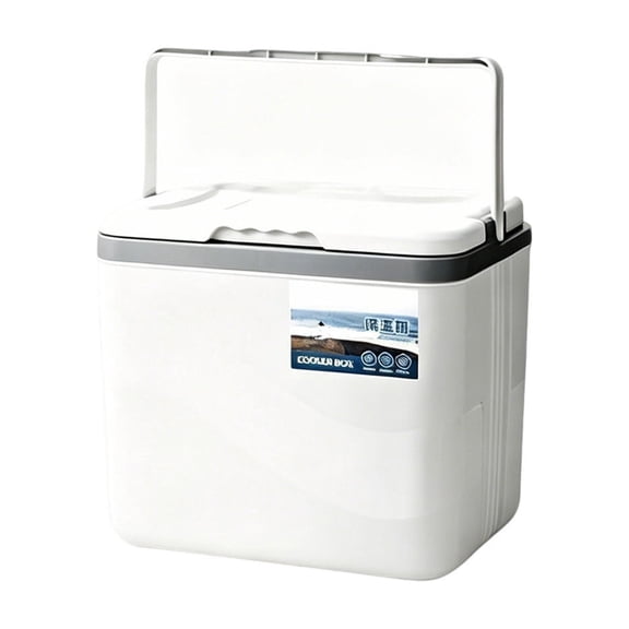 MMJ Portable Handheld Thermal Cooler Chest Leakproof Insulated Storage Box Temperature Retention Fishing Camping Car Travel Household