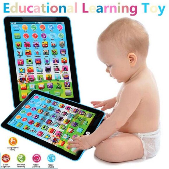 OAK LEAF Kids Toy Tablet,Learning Pad Preschool Early Educational Tablet Educational Toy Xmas Christmas Gift for Boys Girls Toddler Baby