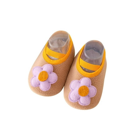 

LBECLEY Baby Girl Booties 6-12 Months Autumn Boys and Girls Children Socks Shoes Non Slip Indoor Floor Baby Sports Shoes Warm and Comfortable Cute Panda Flower Rabbit Kid Girl A S