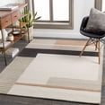 thumbnail image 2 of Surya Emma EMM-2303 60 x 90" Rectangle Wool Rug in Tan/Light Beige/Black, 2 of 7