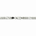 thumbnail image 3 of Sterling Silver Figaro Chain Necklace 22 Inches (4.50mm), 3 of 5