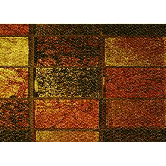 Ahgly Company Tapis Rectangulaire Lavable en Machine Intérieur Transitionnel Rouge Bordeaux, 7 Pieds x 10 Pieds