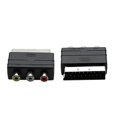 thumbnail image 2 of Scart To 3 Rca Phono Adapter Converter Av Tv Audio For Video Dvd Television, 2 of 5