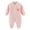 Pink, variant on Aayomet Baby Girl Clothes Baby Romper Organic Cotton Romper By Mac & Moon, Baby Boy or Baby Girl,Pink 6-9 Months