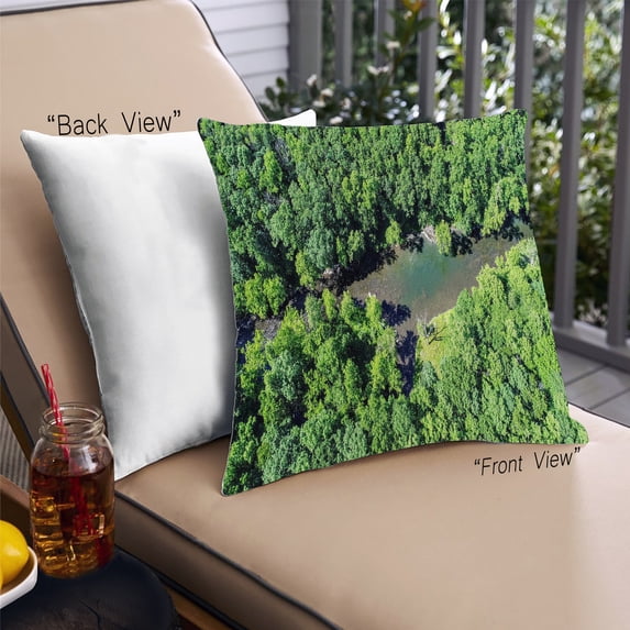 Ahgly Company State West Virginia Outdoor Throw Pillow, 18 inch by 18 inch