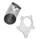 thumbnail image 4 of BOROCO Turbo Downpipe Brida con 2.5in 90 ° Codo Resistente a altas temperaturas Ajuste para T3 T4 5 Pernos Turbo, 4 of 5