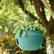 thumbnail image 4 of Maceta colgante de plástico para jardín, plantas de simulación, maceta colgante con flores artificiales, 4 of 6