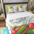 thumbnail image 1 of Dragon Ball Angry Piccolo Standing And Ready For Fighting Three Piece Duvet, 1 of 7