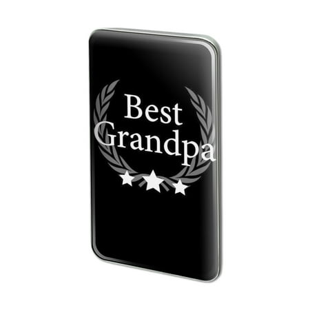 Best Grandpa Award Metal Rectangle Lapel Hat Pin Tie Tack