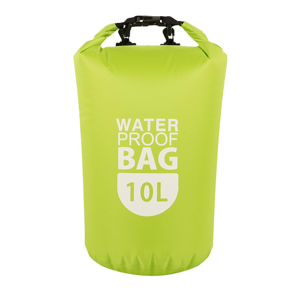 LIGHTWEIGHT Waterproof Dry Bag Storage Pack Outdoor Kayaking Orange Red10L 