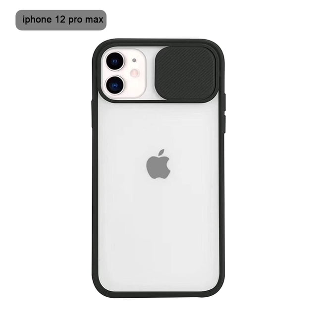 Camera Slider Case Compatible with iPhone 11 Pro / 12Pro / 12 ProMAX Case, Camera Phone Case with Push Pull Camera Protection, An