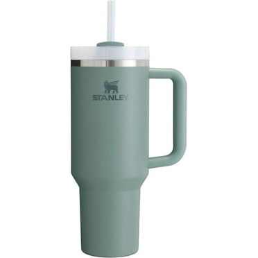 Compatible With Stanley 40 Oz H2.0 Tumbler With Handle, Double Walled Vacuum Insulated Stainless Steel Water Bottle Premium Summer Drinkware Portable Handy Flask Travel Mug Iced Coffee Cup For Outdoo