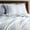 Blue, variant on CGG Home Fashions Barrado Stripe Coverlet Taupe Queen