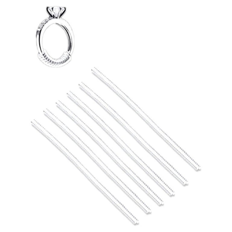 8Pcs Ring Size Adjuster Invisible Clear Ring Sizer Jewelry Fit Reducer Guard  US