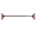 thumbnail image 6 of Room Divider Spring Tension Curtain Rod 43 to 162 inches,Adjustable Shower Curtain Rods,No Drilling,Brown, 6 of 7