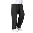 thumbnail image 2 of Gymvis Pants for Kids elastic waist solid color waterproof mosquito proof pockets casual Pants for Kids, 2 of 8