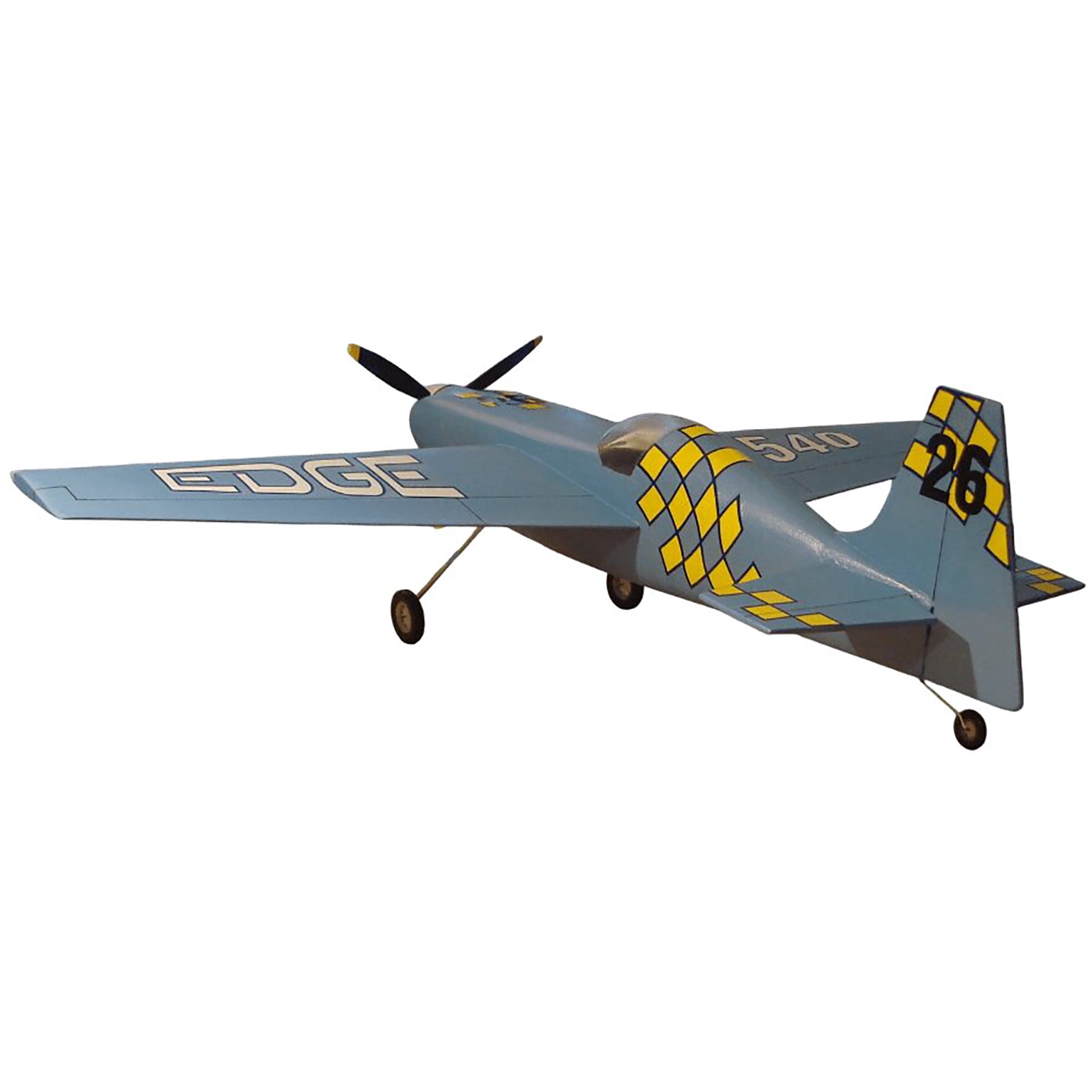 Guillow's: Flying Model Kit - Edge 540 - 20" Wingspan, Classic Balsa Wood, DIY Build-By-Number Plane Building, Laser-Cut Parts, Hobby Collectible, 703