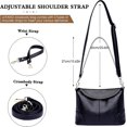 thumbnail image 5 of Small women's shoulder bag. PU leather handbag for women with wallet and card, 5 of 5