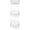 Satin Silver, variant on iDesign 3-Tier Free-Standing Steel Shower Caddy, Silver, Forma Collection
