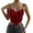 Wine Red, variant on Moonker Fashion Summer Casual Basic Top Shirt Clothes Under $10 Women's Floral Lace Mesh Corset Vest Spaghetti Strap Tops Going Out
