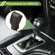 thumbnail image 3 of Cubierta de pomo de cambio de marcha Unique Bargains para Honda CR-V 2008-2011, antideslizante, fibra de carbono negra, negro y rojo, protector de mango de cambio de palanca de cuero sintético, 1 Pc, 3 of 6
