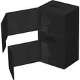 thumbnail image 3 of Ultimate Guard Flip 'n' Tray 80+, Deck Case for 80 Double-Sleeved TCG Cards + Dice Tray, Black, Independent Magnetic Closure & Microfiber Inner Lining, 3 of 5