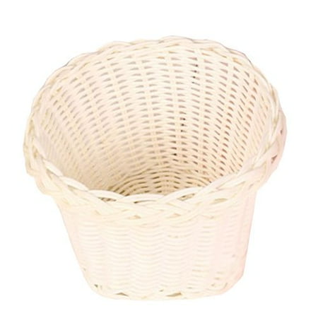 Rattan Fruit Philippines KABOER Wooden Fruit Bowl, Hand-Woven Rattan Idyllic Vegetable Bread Candy Basket for Kitchen Tabletop Picnic Picking ()