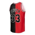 thumbnail image 3 of Men's Mitchell & Ness Scottie Pippen Red/Black Chicago Bulls Hardwood Classics 1997/98 Split Swingman Jersey, 3 of 4