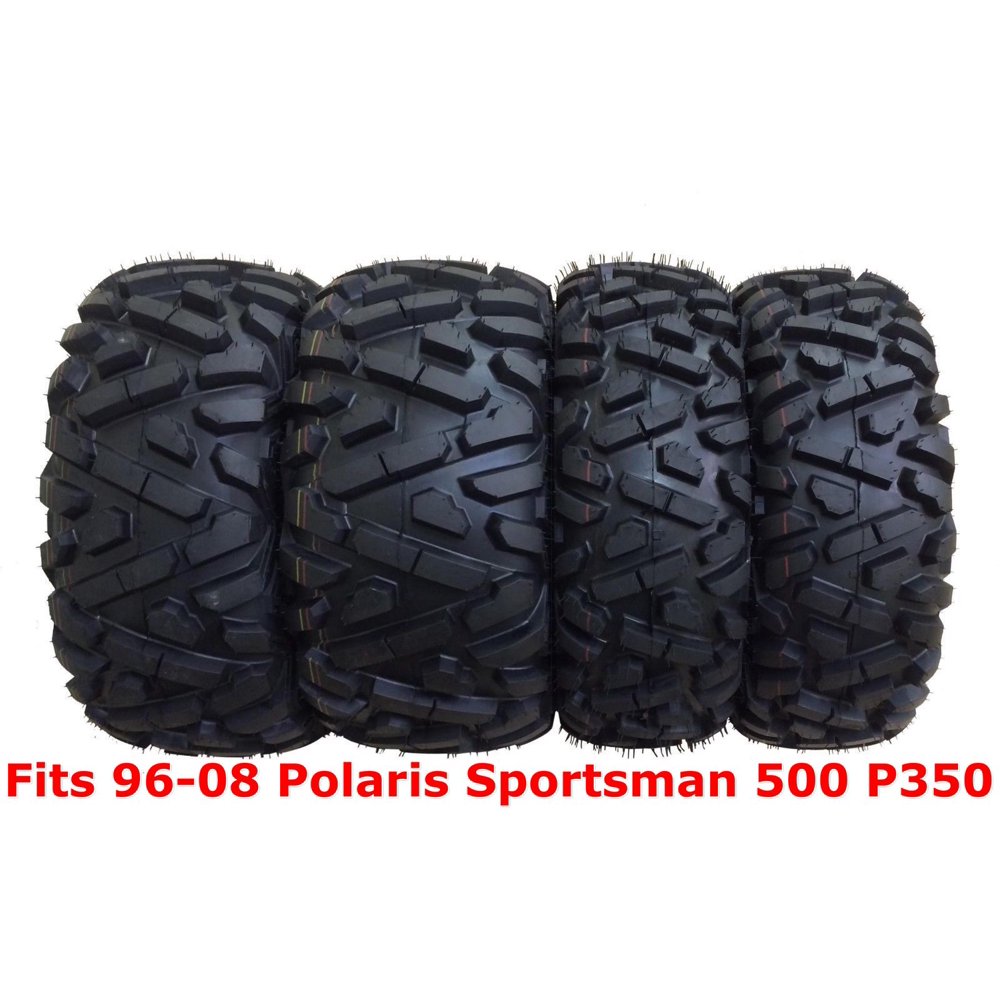 Set 4 WANDA ATV tires 25x812 & 25x1110 for 9608 Polaris Sportsman