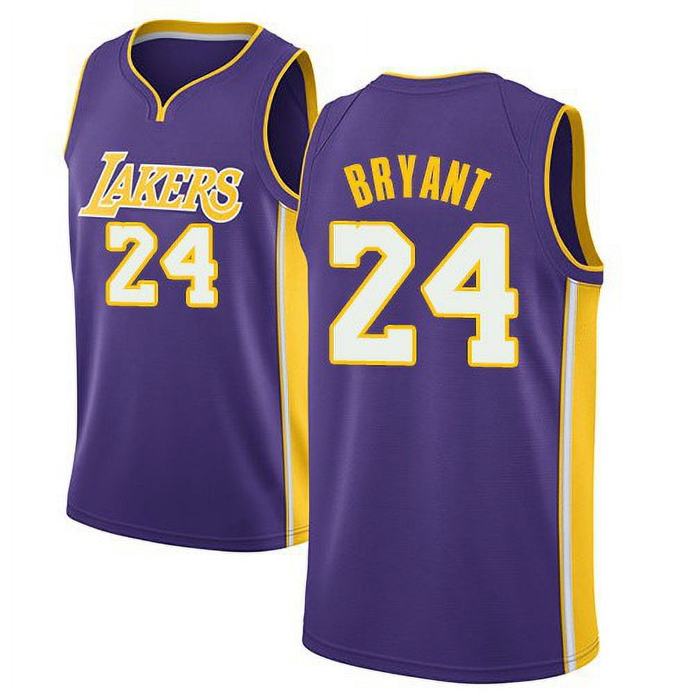 Basketball Uniform Lakers Jersey 8# 24# Kobe Hot Press Version