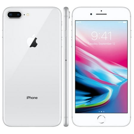 Apple Iphone 8 Plus At T Silver 64gb Certified Refurbished